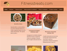 Tablet Screenshot of fitnesstreats.com